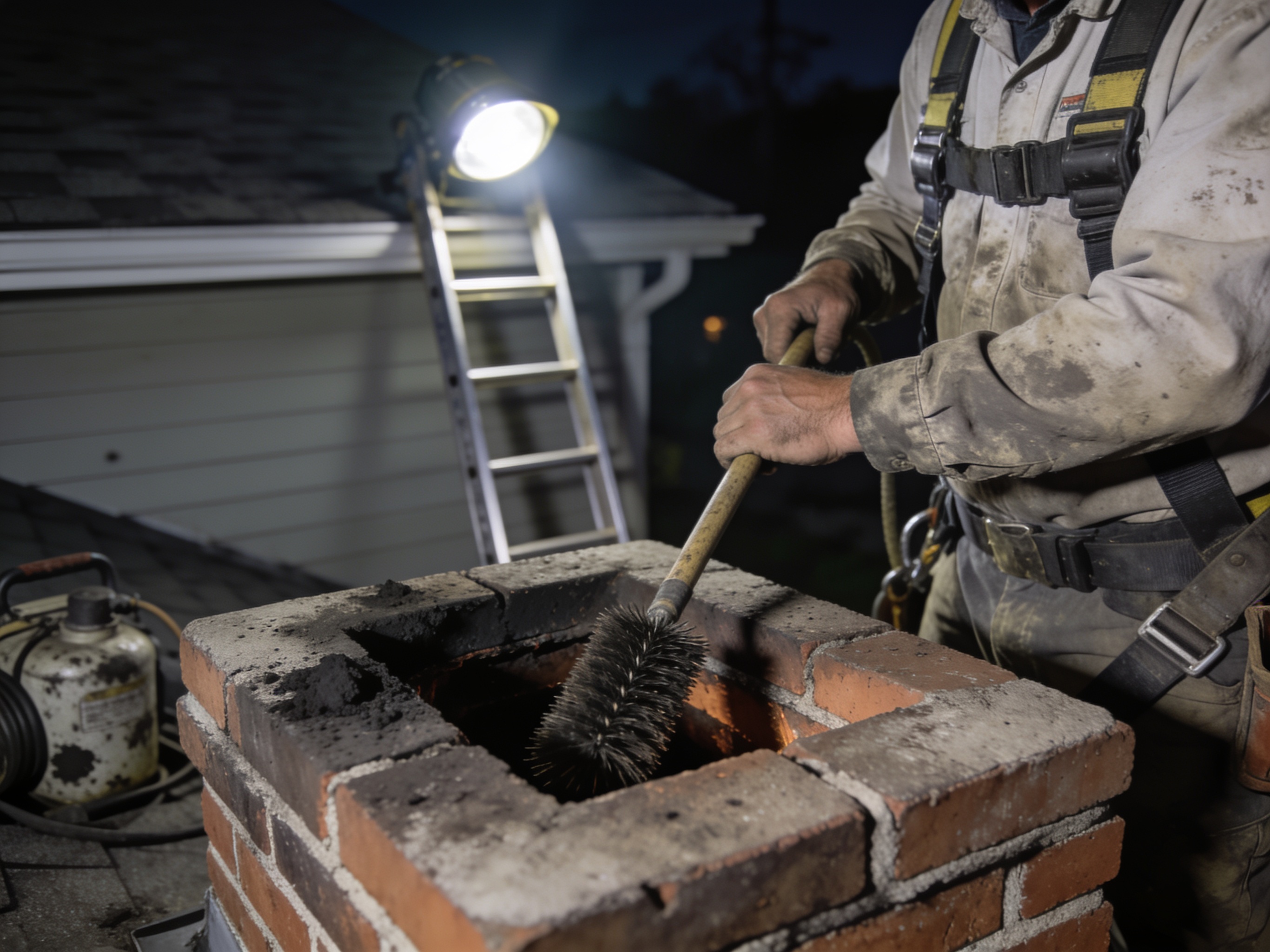 Chimney sweep in Carrollton