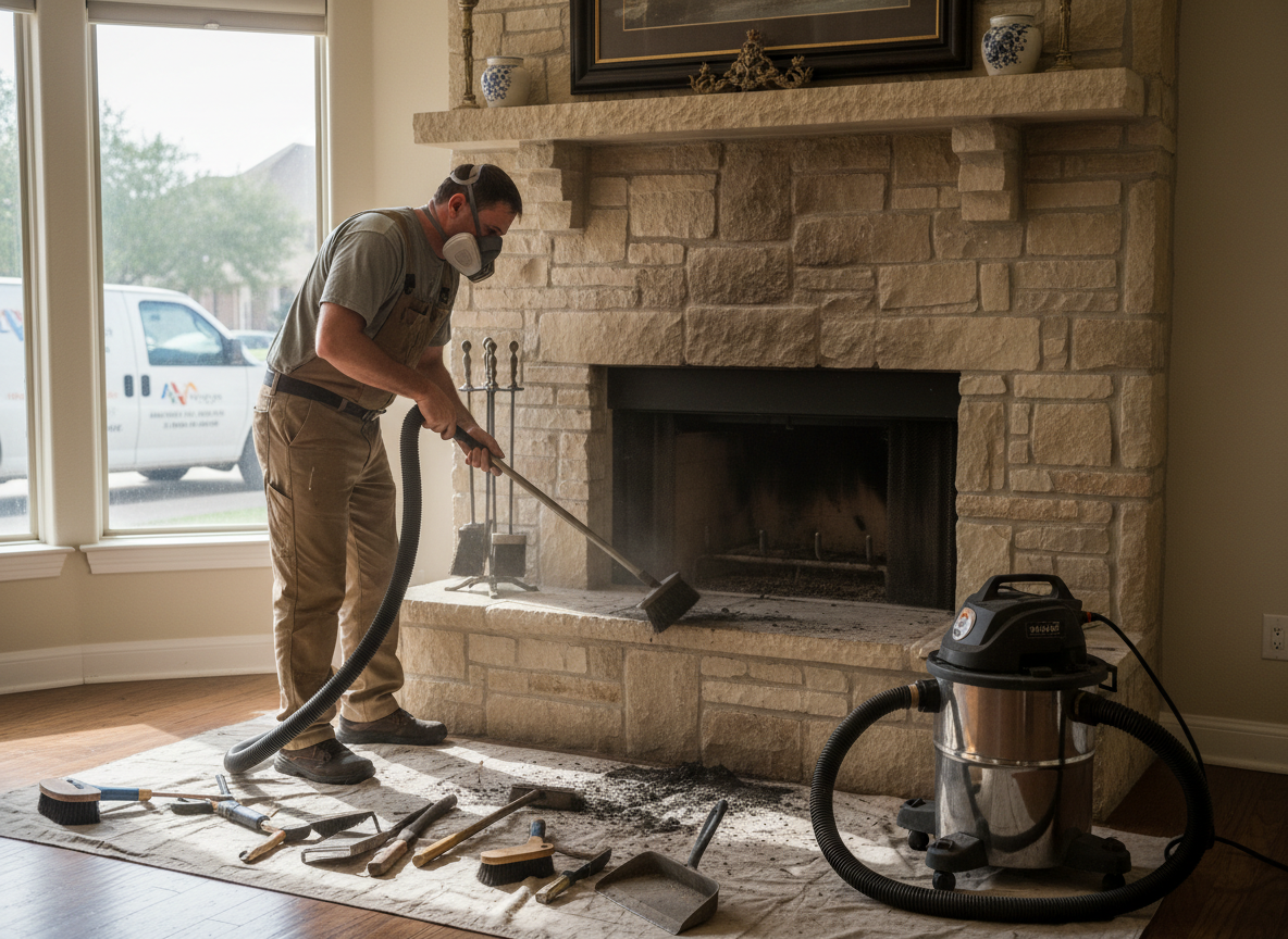 Chimney sweep in Sachse