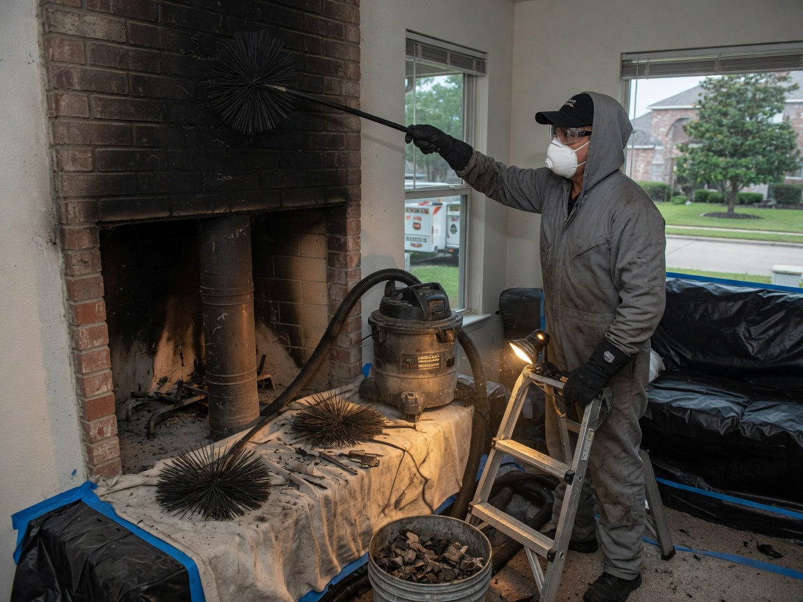 Flue Cleaning in Richardson, Dallas TX